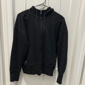 Old Navy Black Oversized Hoodie Sweatshirt